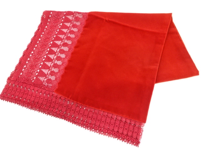 リサイクル　ビロードレースショール